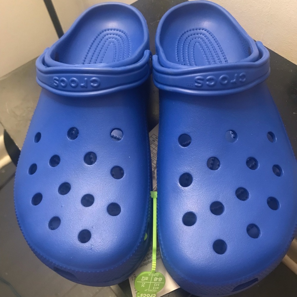 Mens classic blue crocs